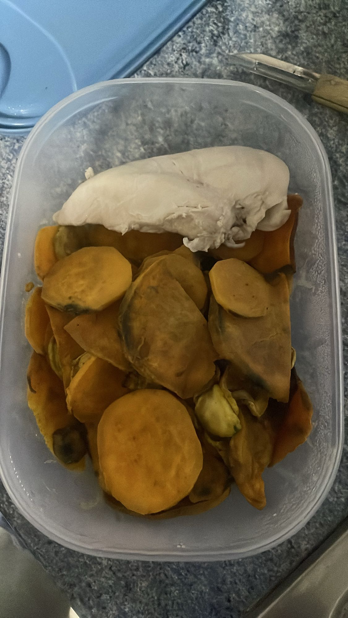 Poulet et patates douces