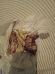 Fried Chicken and Fries