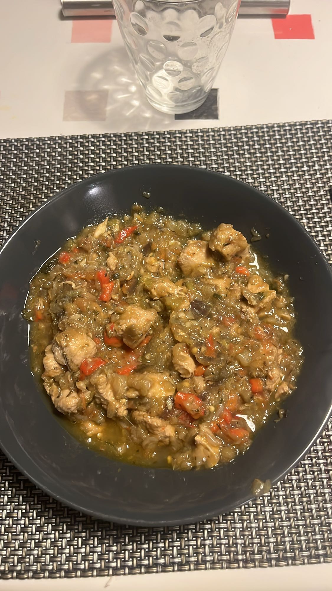Poulet aux légumes
