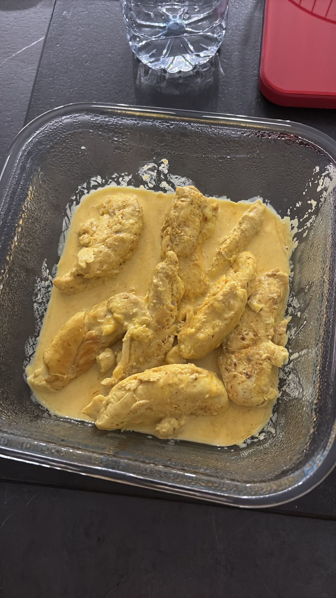 Poulet à la sauce crémeuse