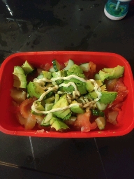 Salade d'avocat fraîche