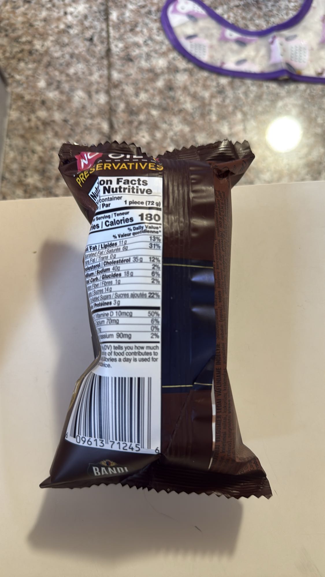 Chocolate Snack Bar
