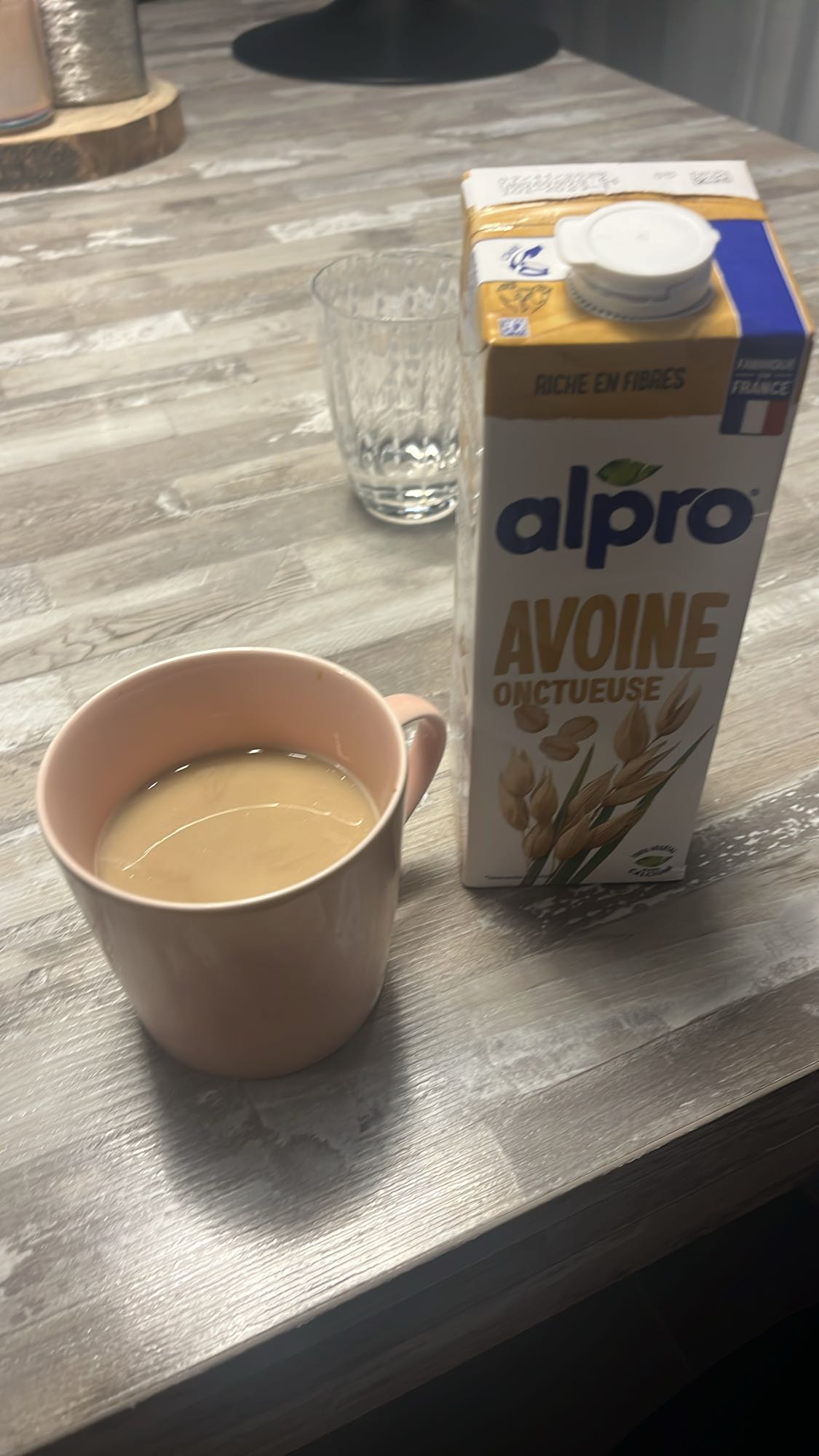 Café au lait d'avoine
