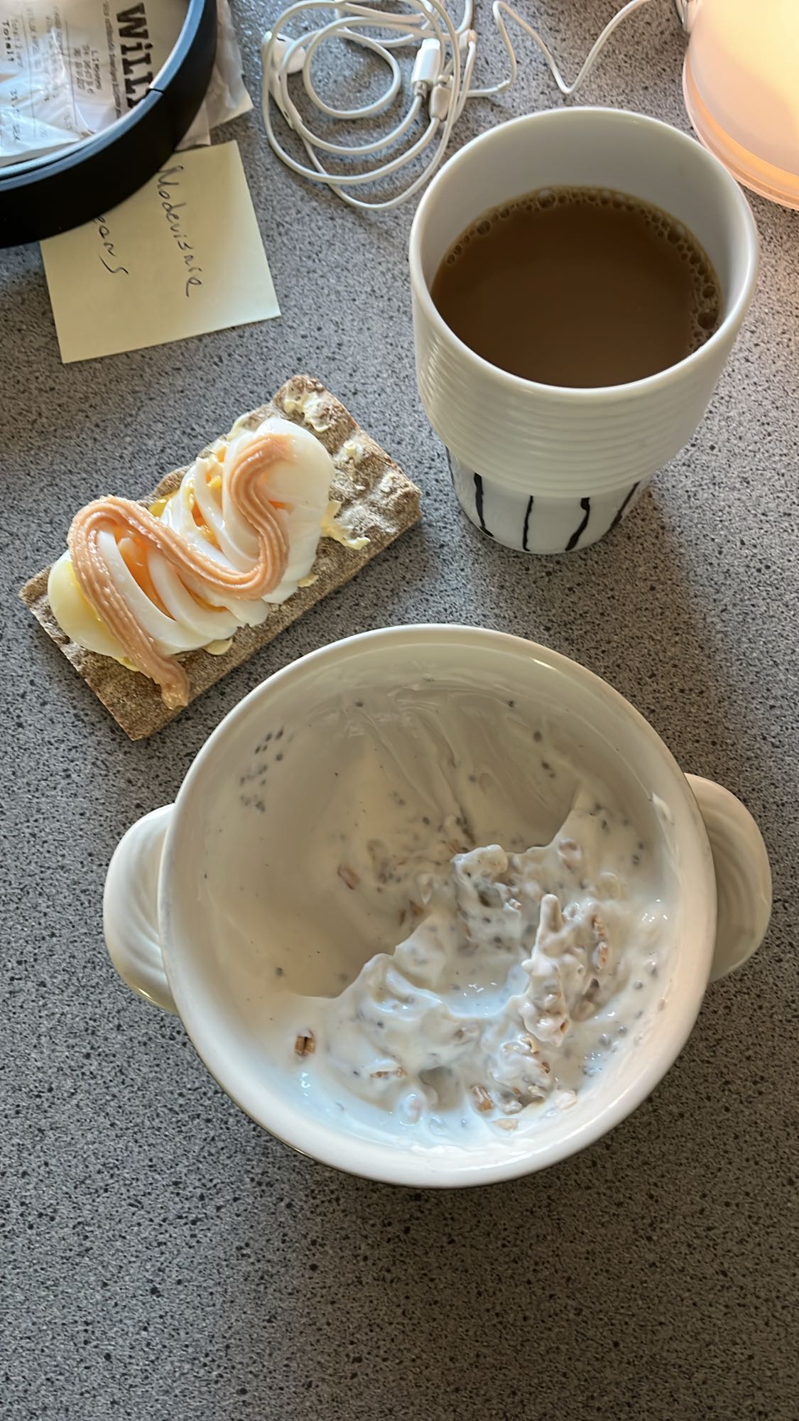 Frukost med knäckebröd