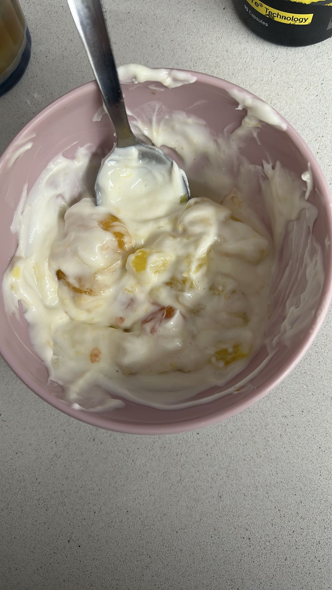 Yogur con frutas