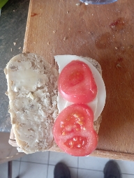 Cheese and Tomato Sandwich