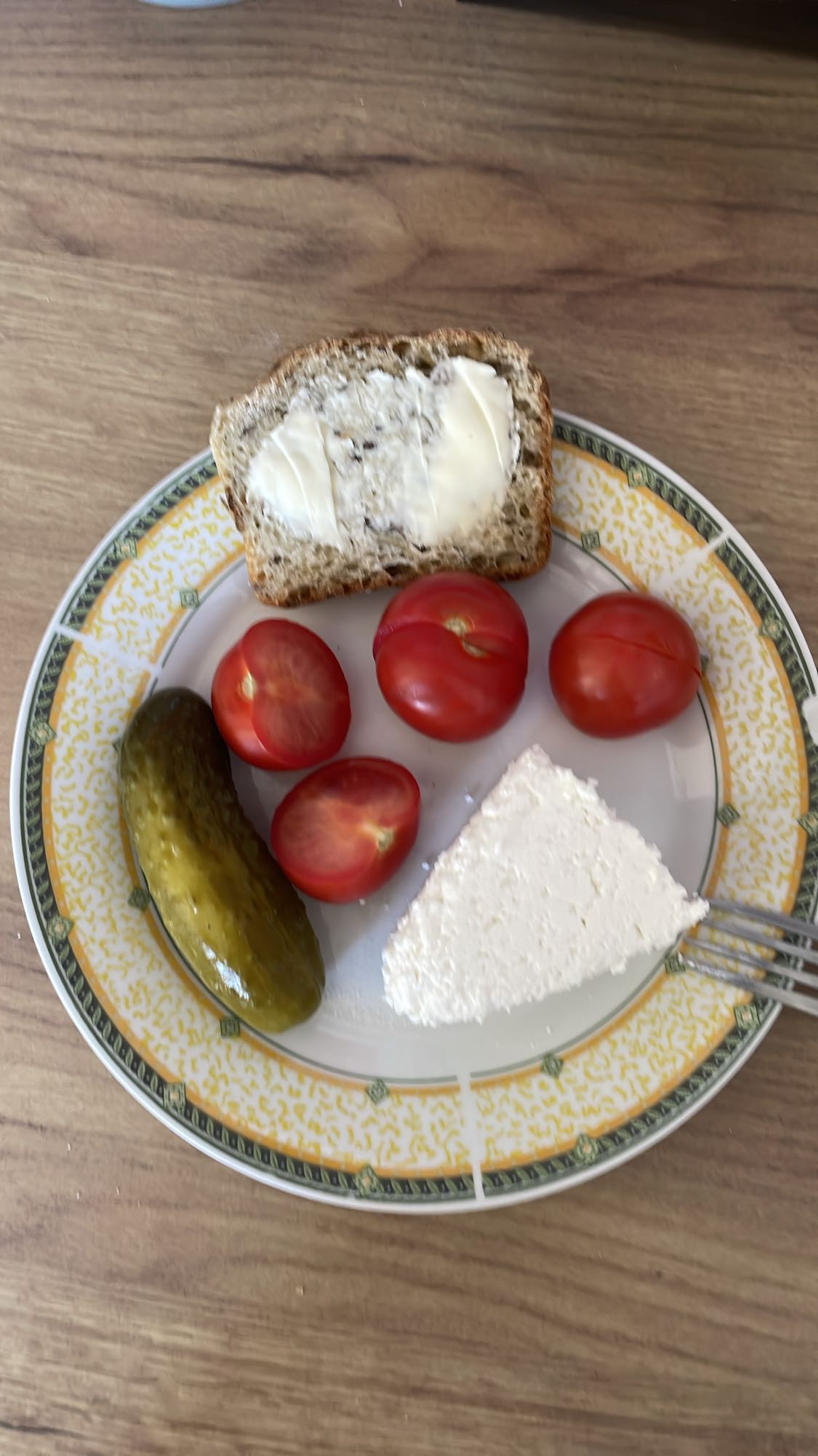 Śniadanie z twarogiem