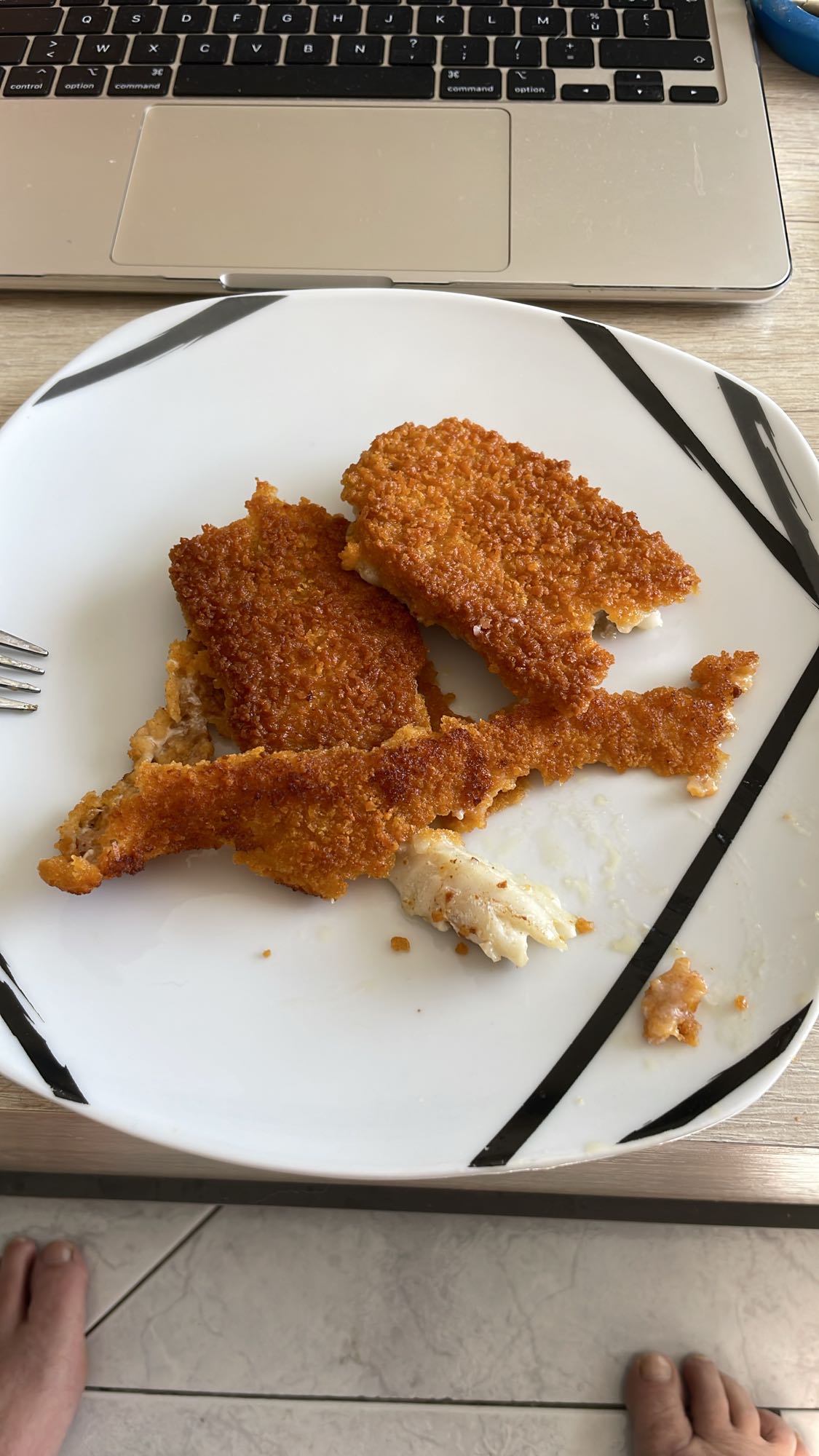 Poisson pané croustillant