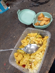 Hähnchencurry mit Reis