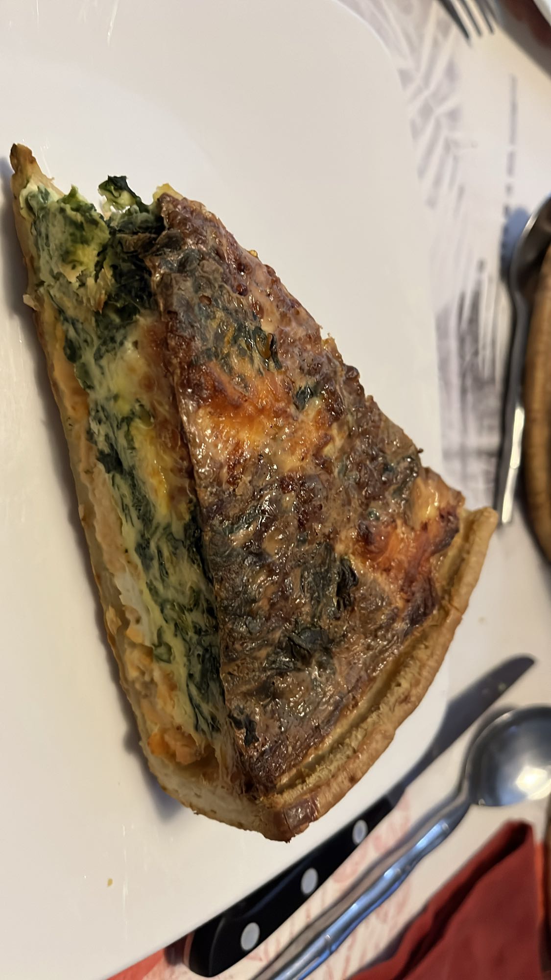 Quiche aux épinards