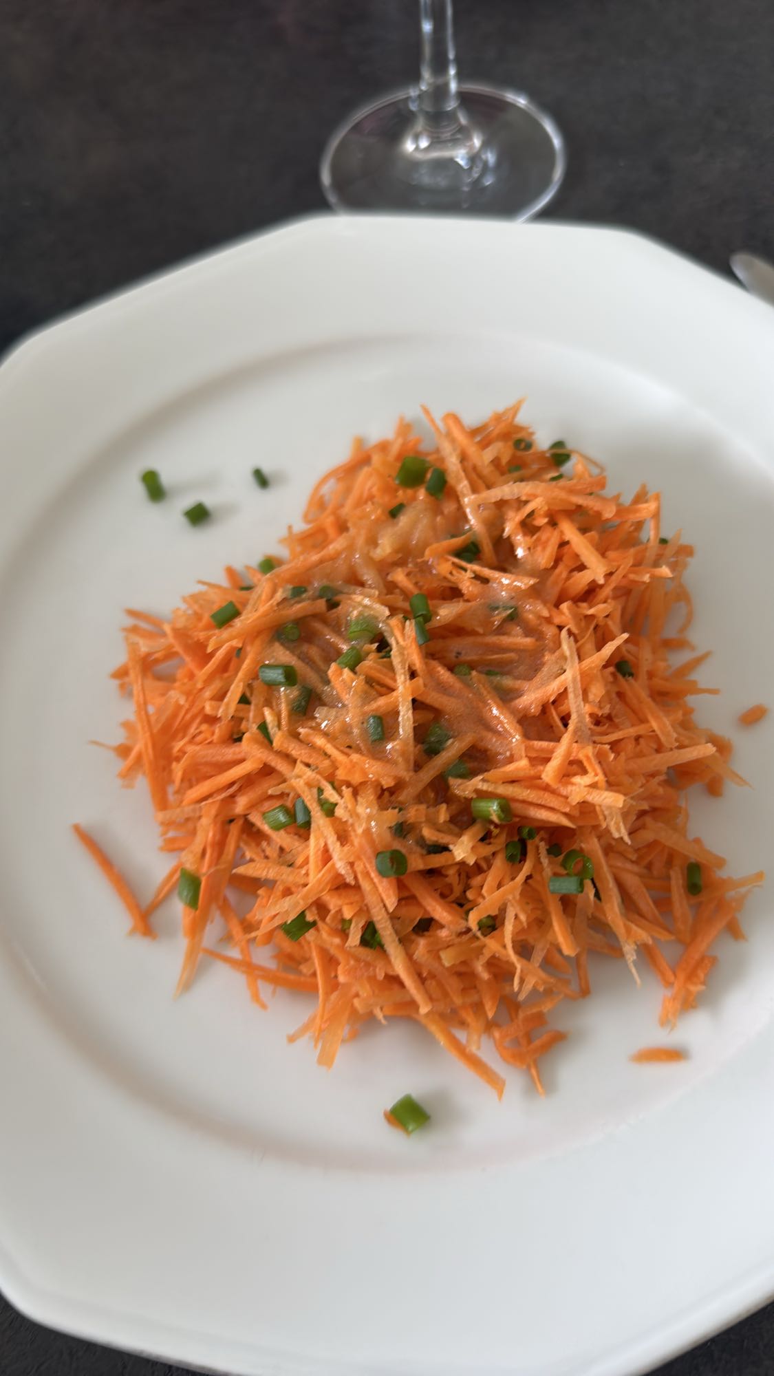 Salade de carottes râpées