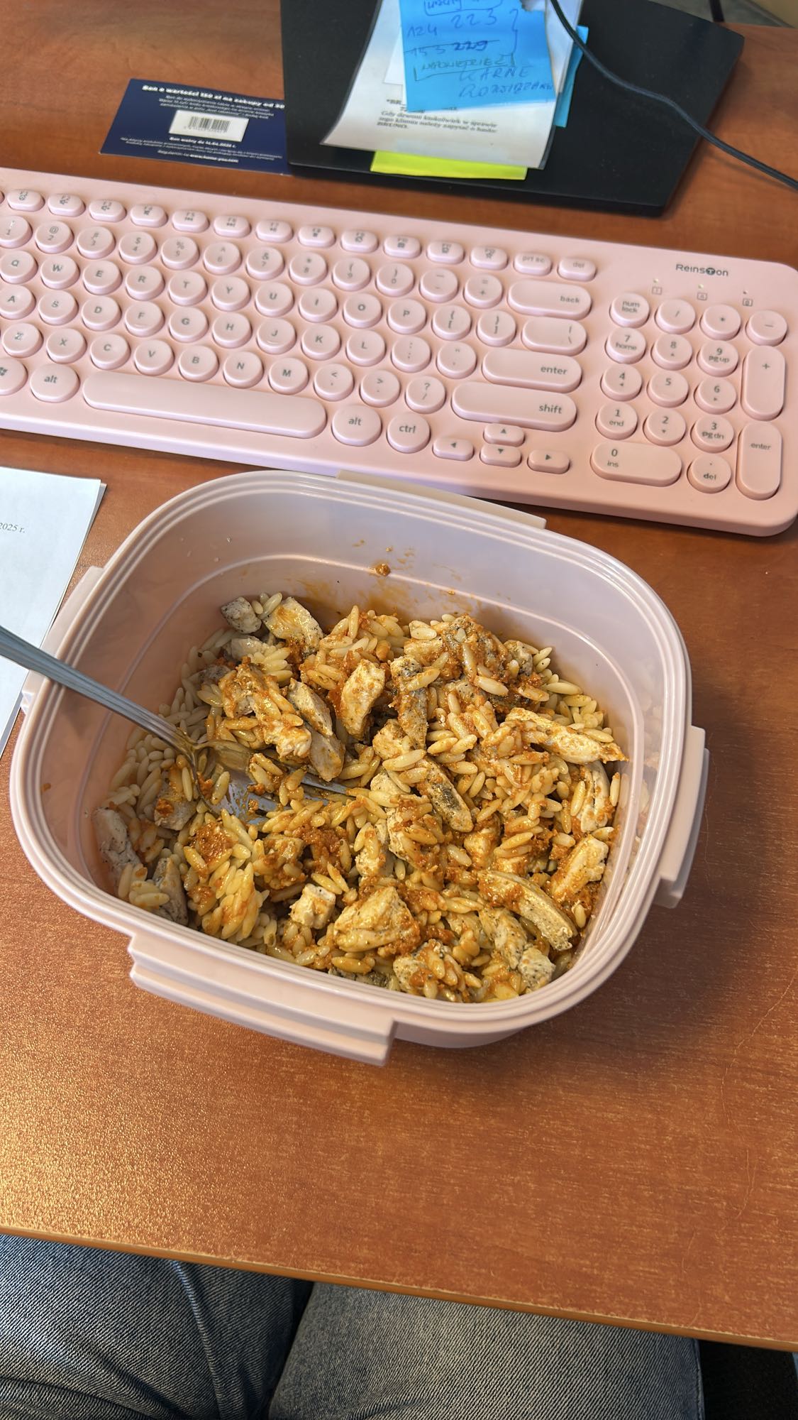 Makaron z kurczakiem