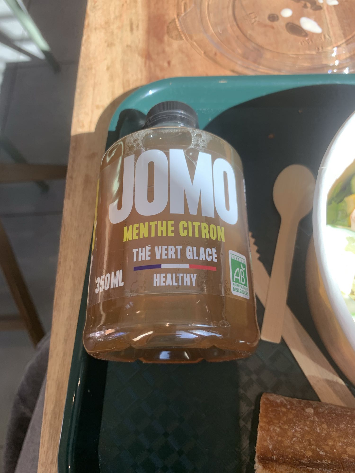 Thé vert glacé menthe citron