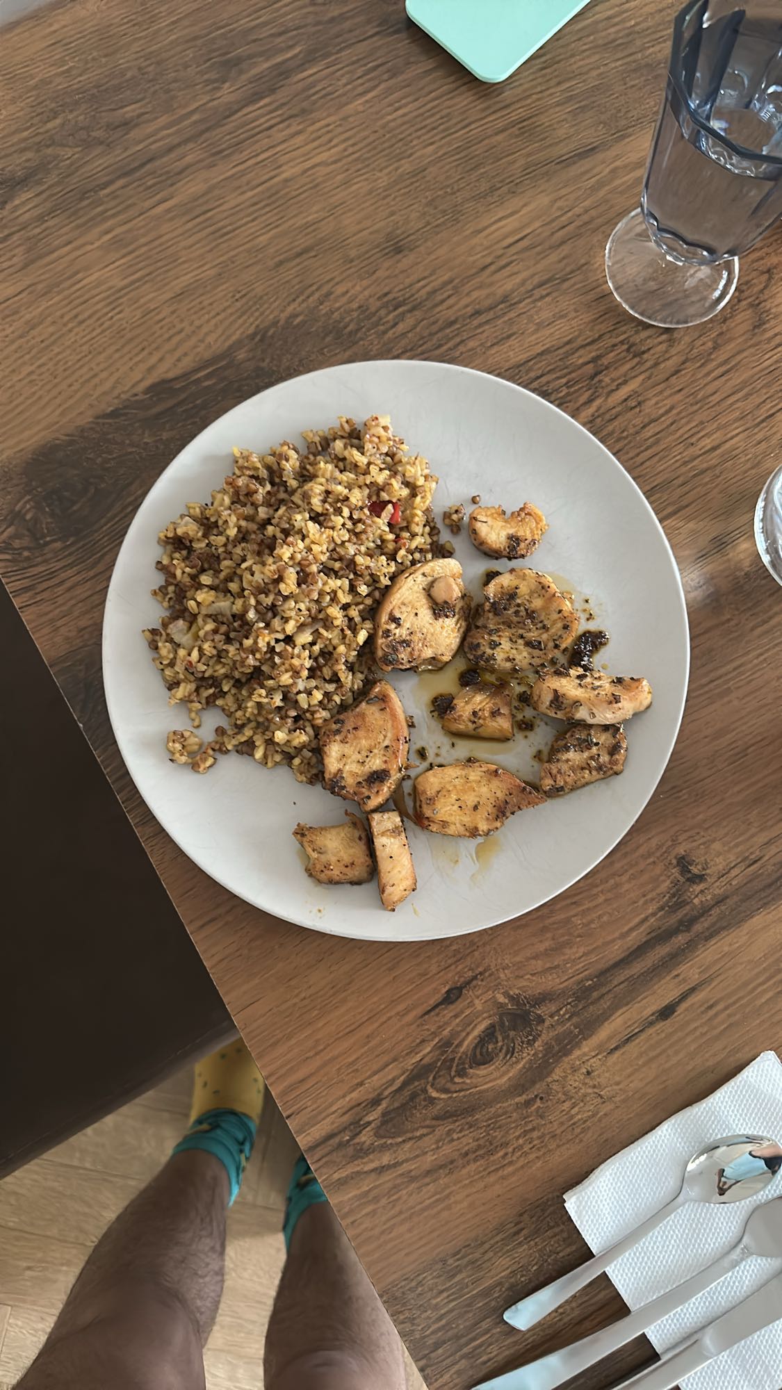 Pollo con trigo sarraceno