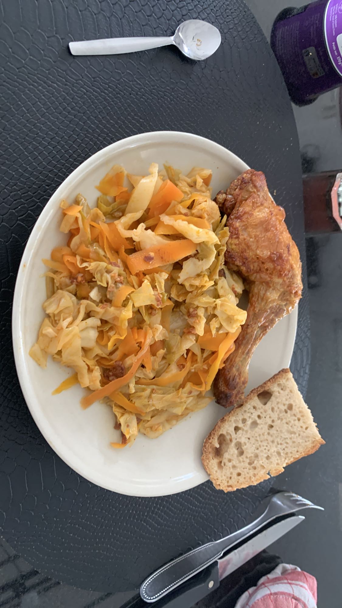 Poulet avec légumes