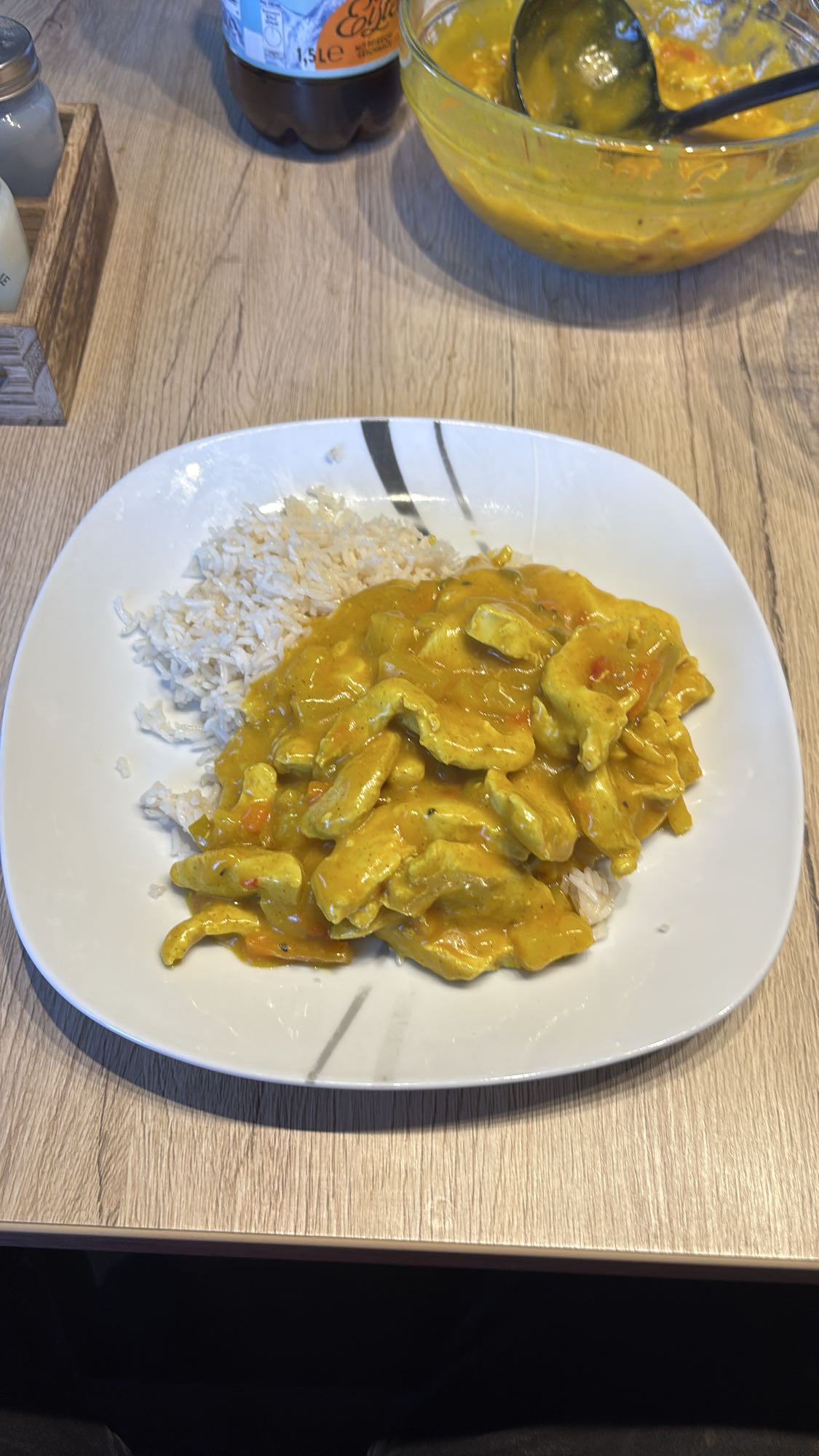 Hähnchencurry mit Reis