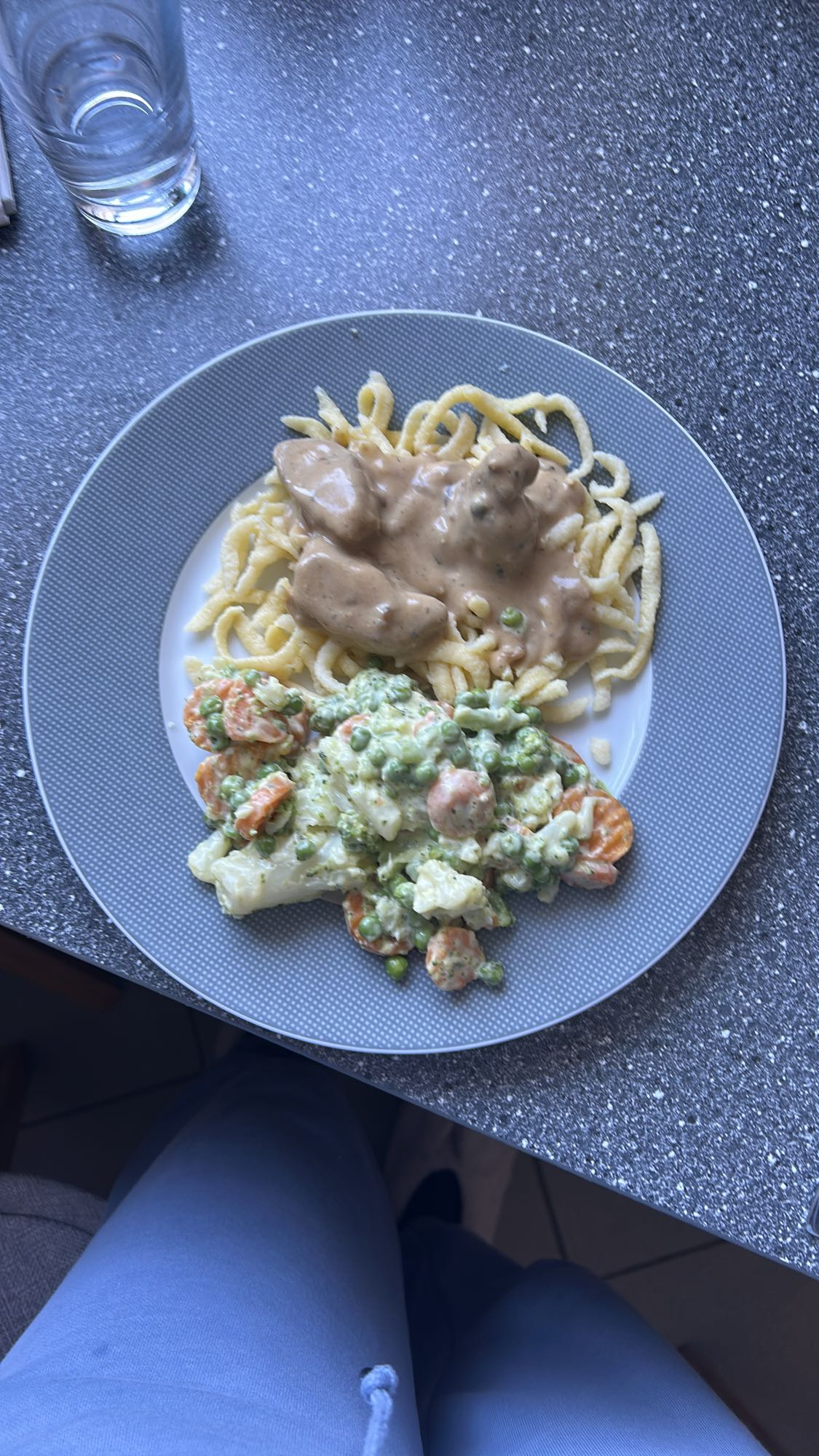 Spätzle mit Rahmsoße