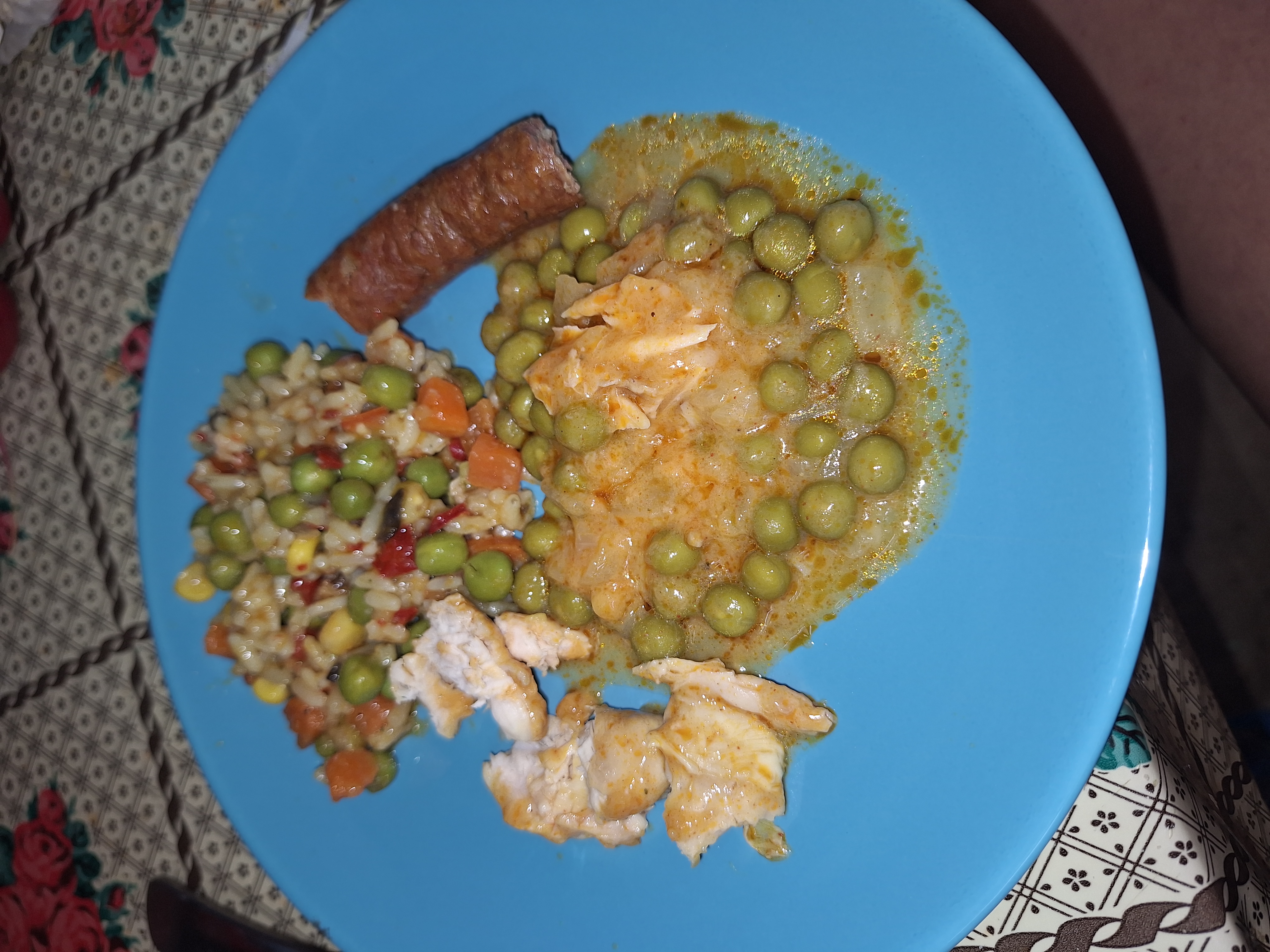 Pea and Chicken Plate