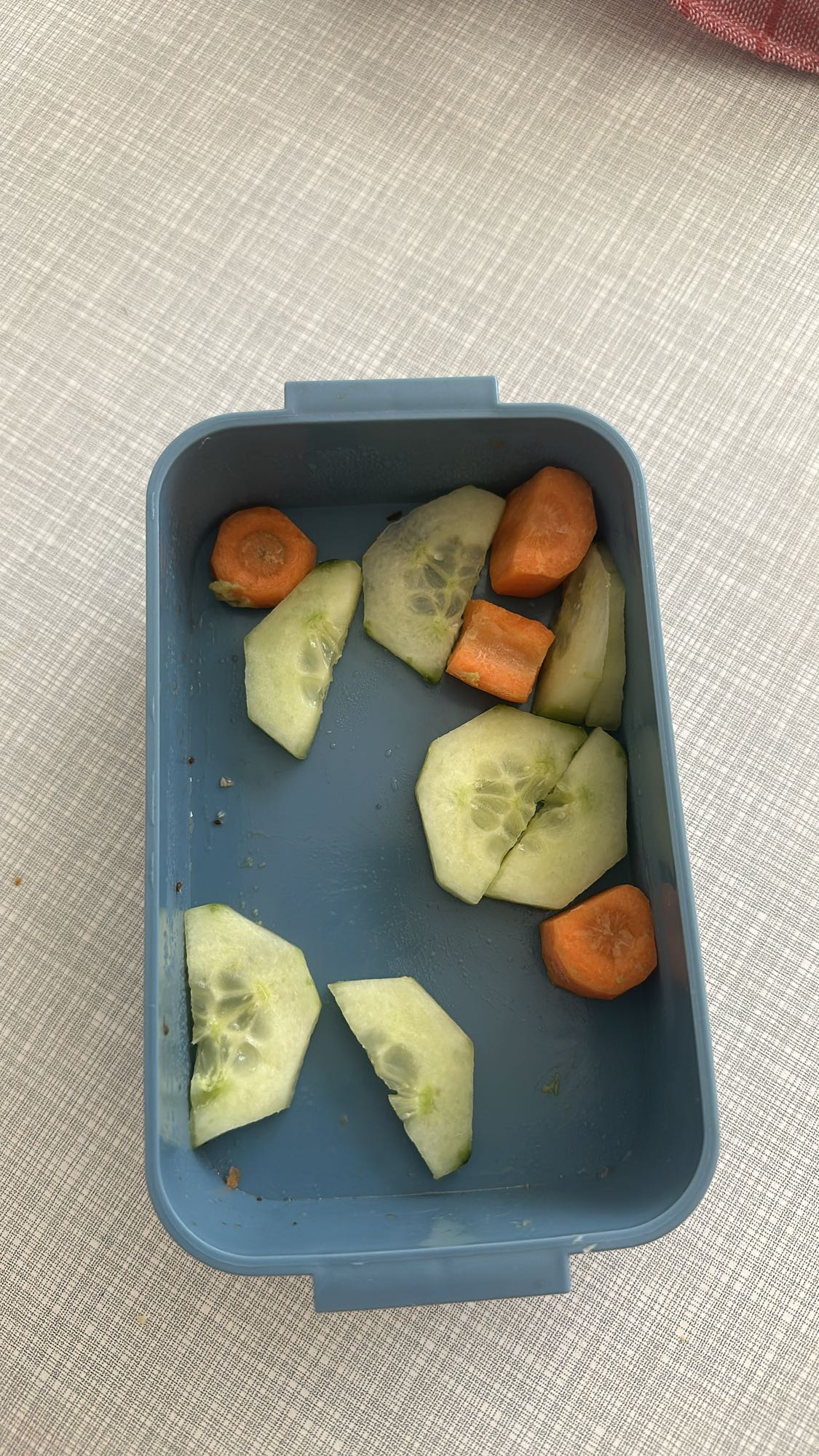 Salatalık ve Havuç Atıştırmalık