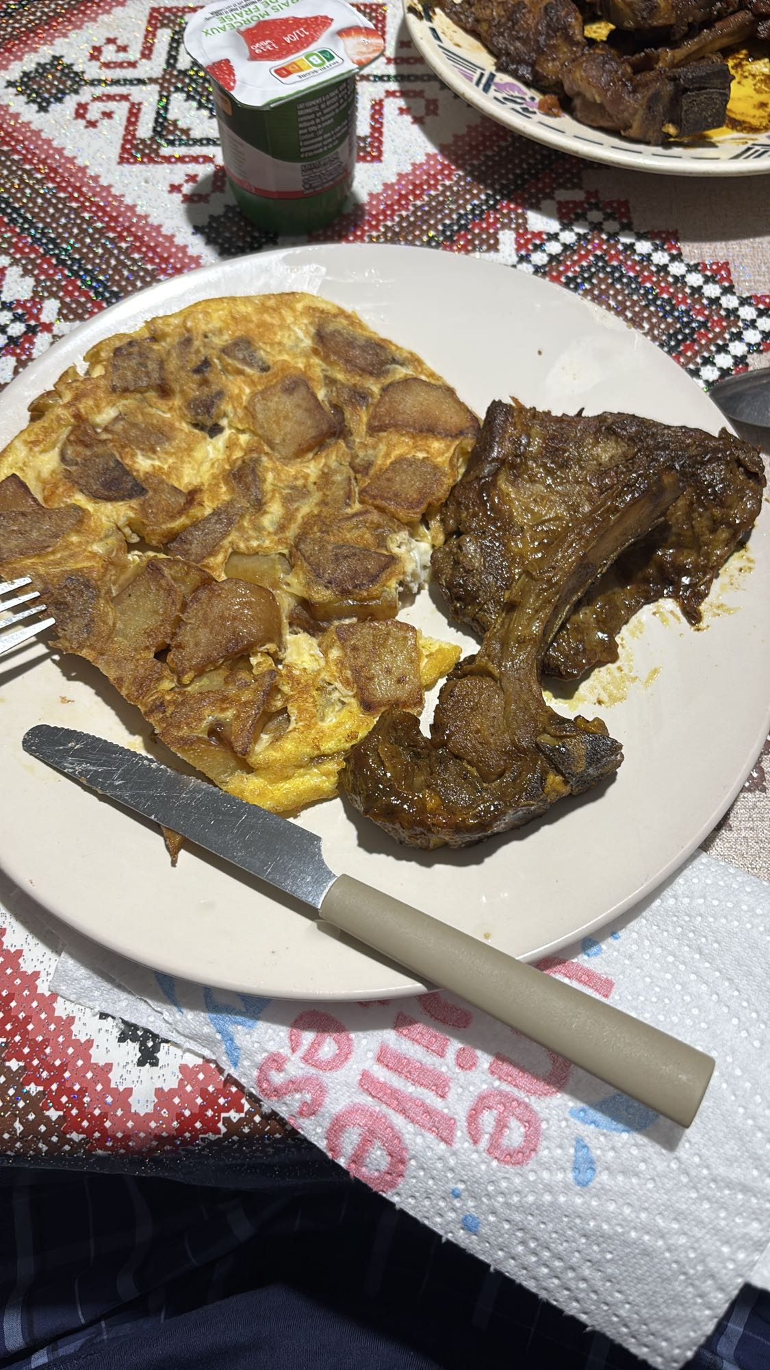 Omelette aux pommes de terre