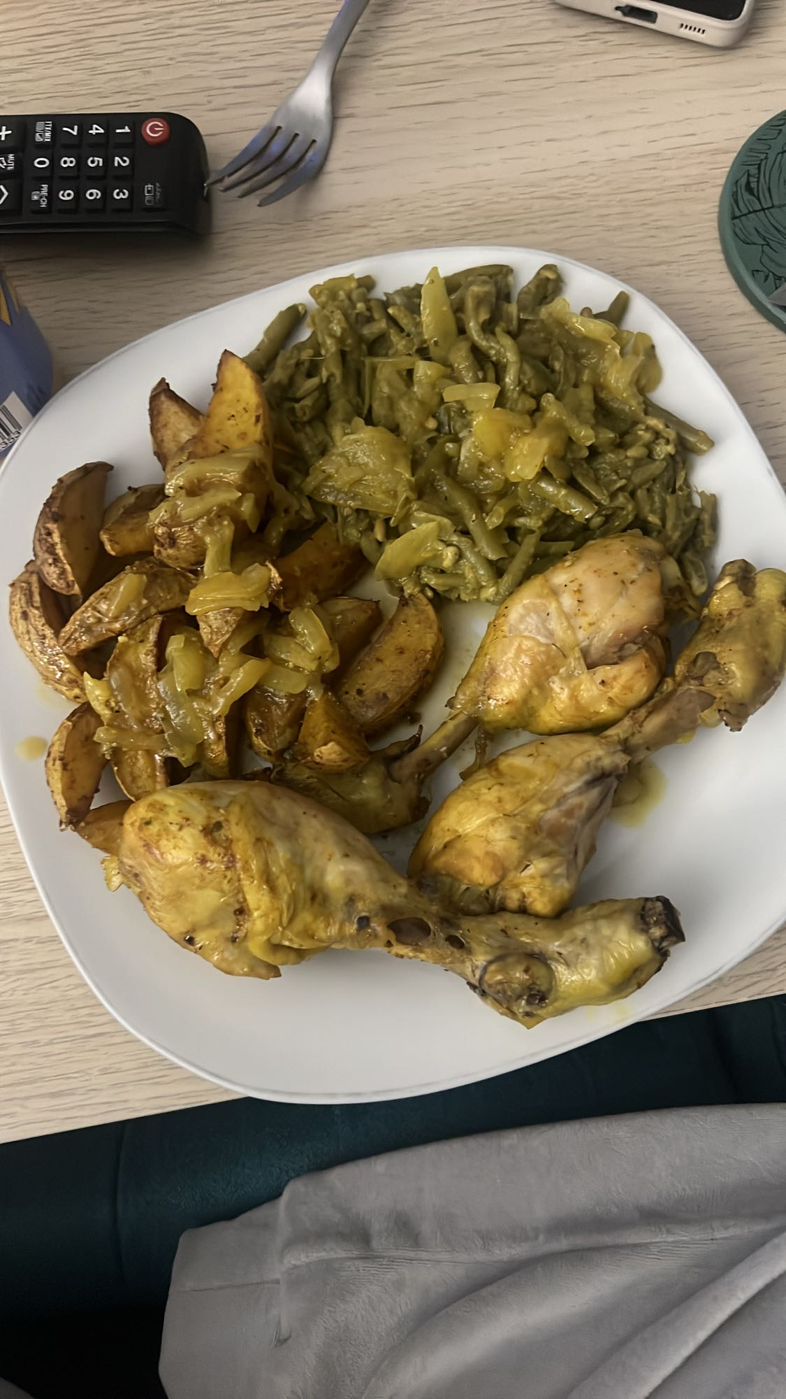 Poulet avec légumes