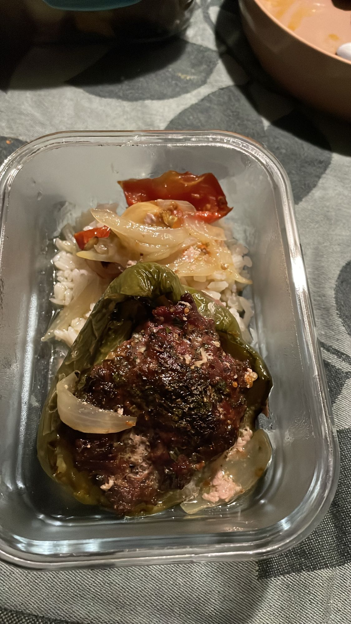 Poivron farci au riz