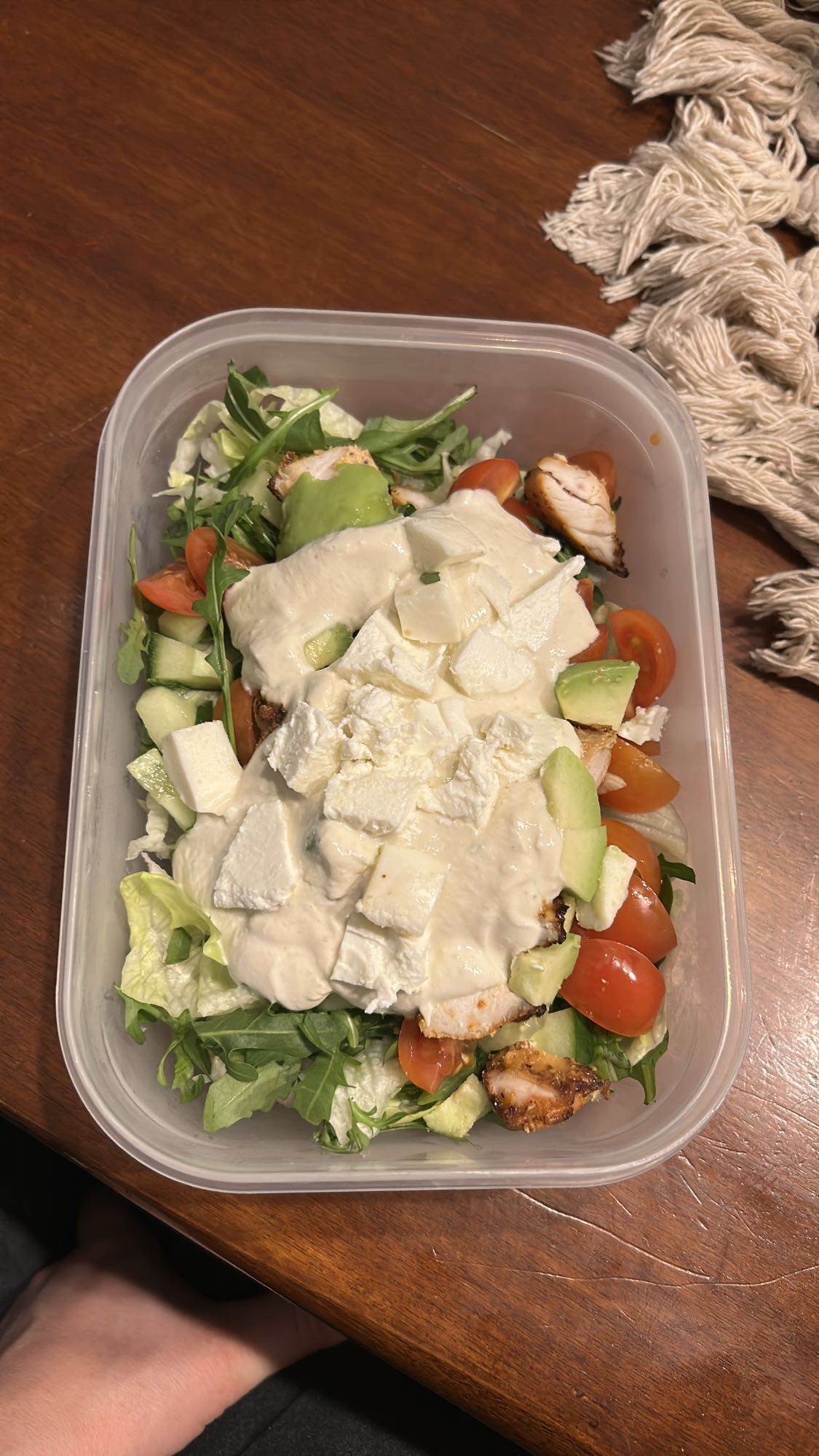 Sałatka z kurczakiem