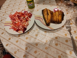 Grilled Fish with Salad