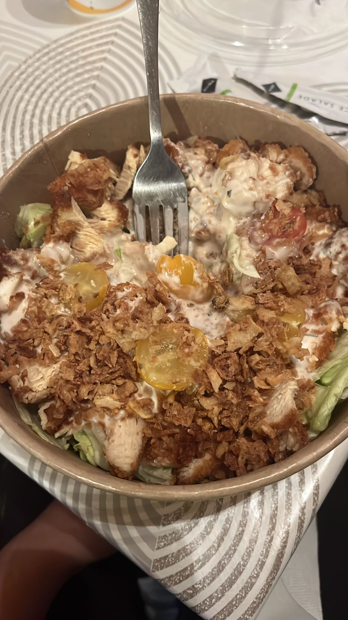 Salade croustillante