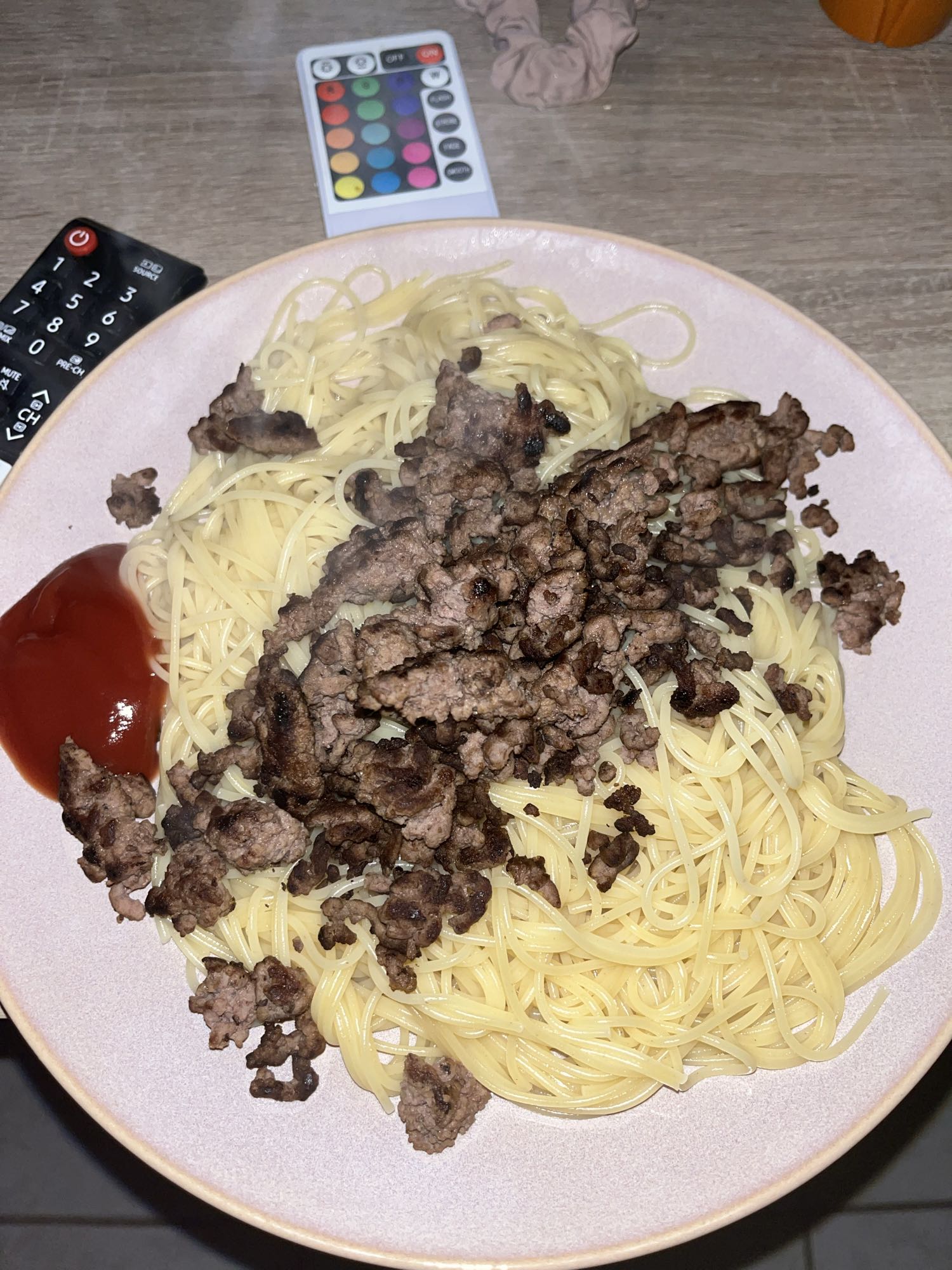 Spaghetti à la viande