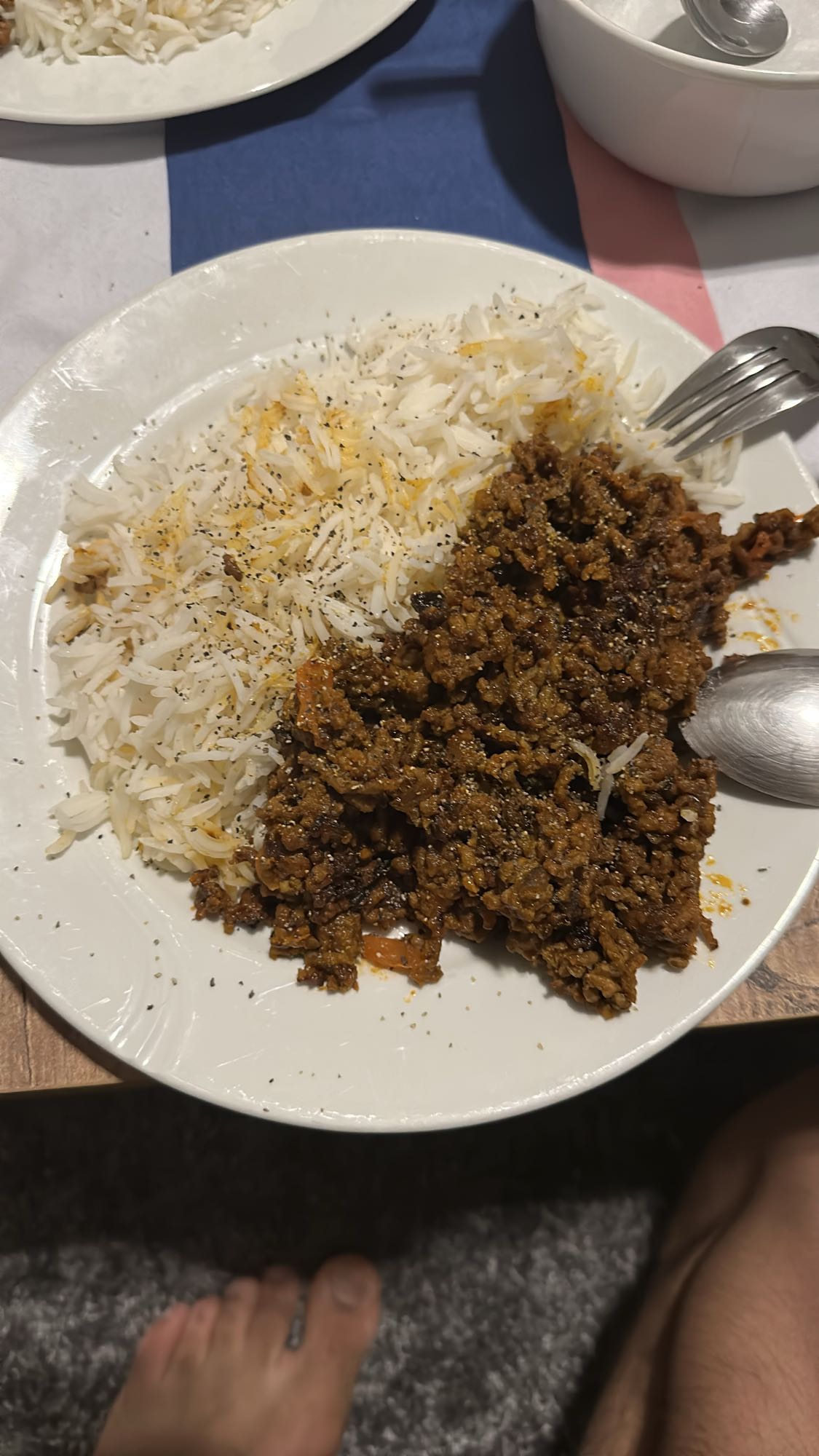 Ris med köttfärssås