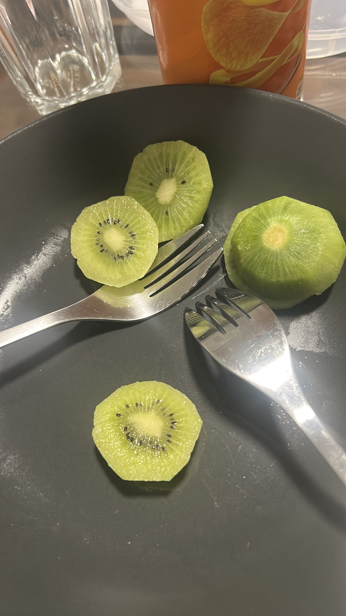 Geschnittene Kiwi