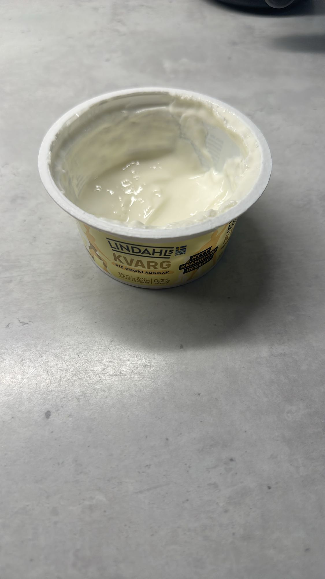 Lindahls kvarg vit choklad