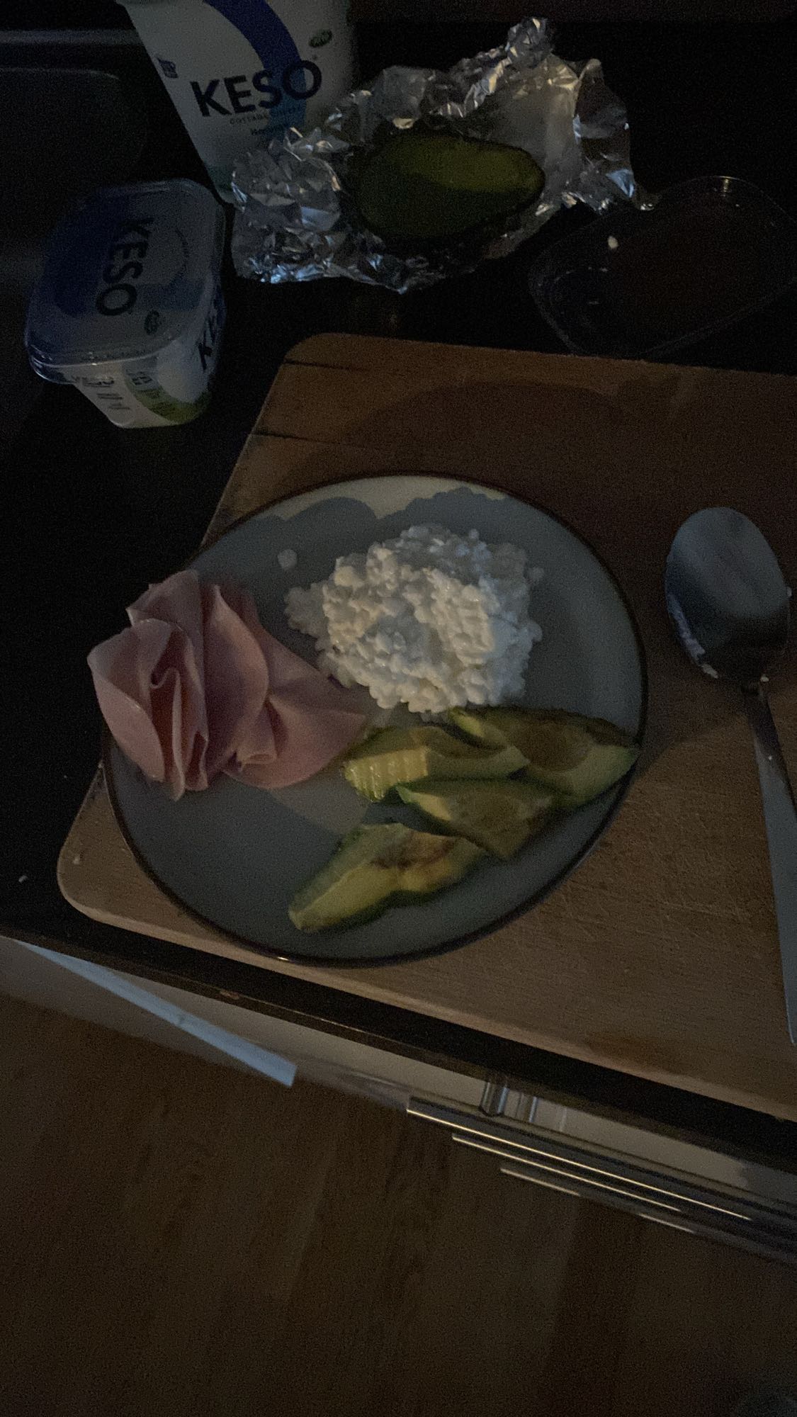 Kesotallrik med skinka