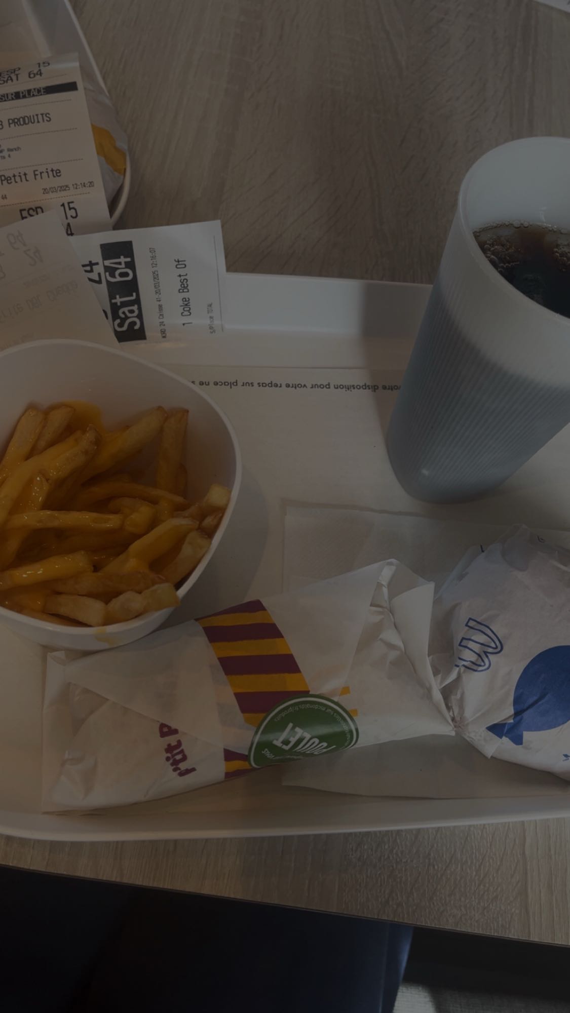Menu fast-food