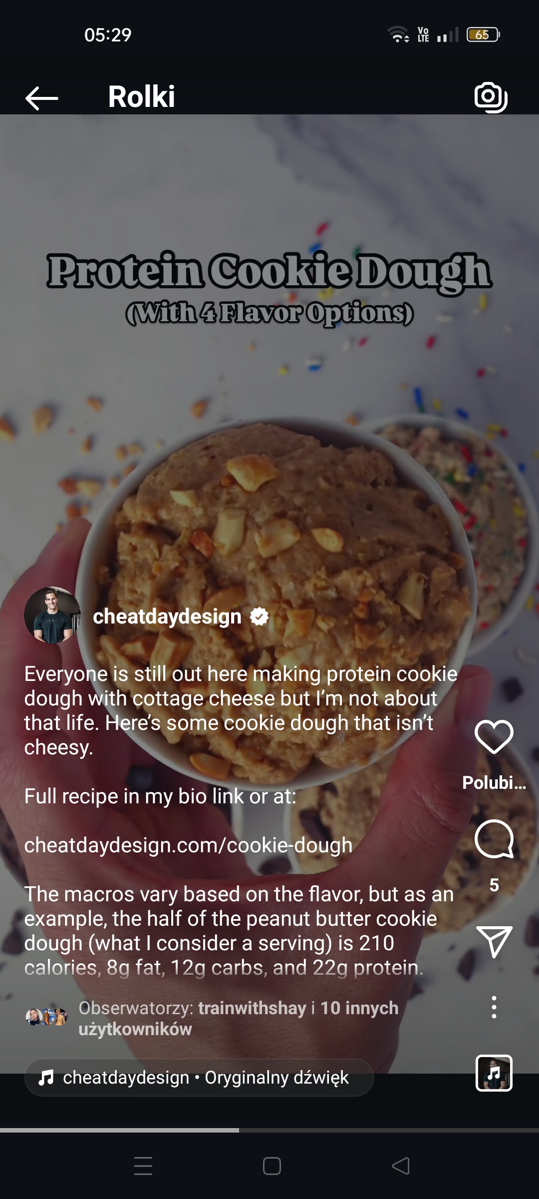 Protein Cookie Dough