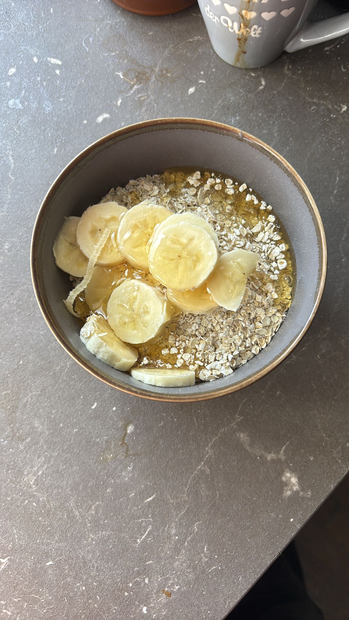 Haferflocken mit Banane