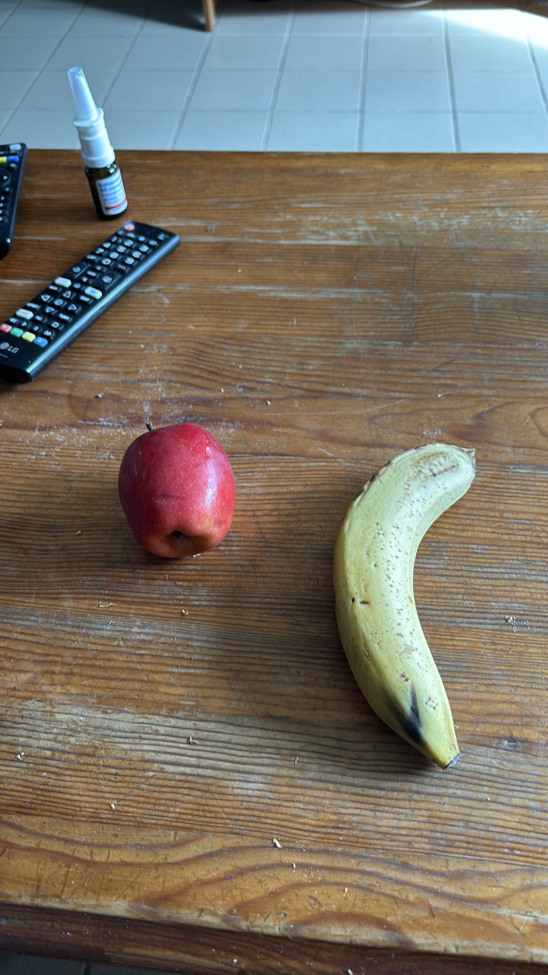 Pomme et banane