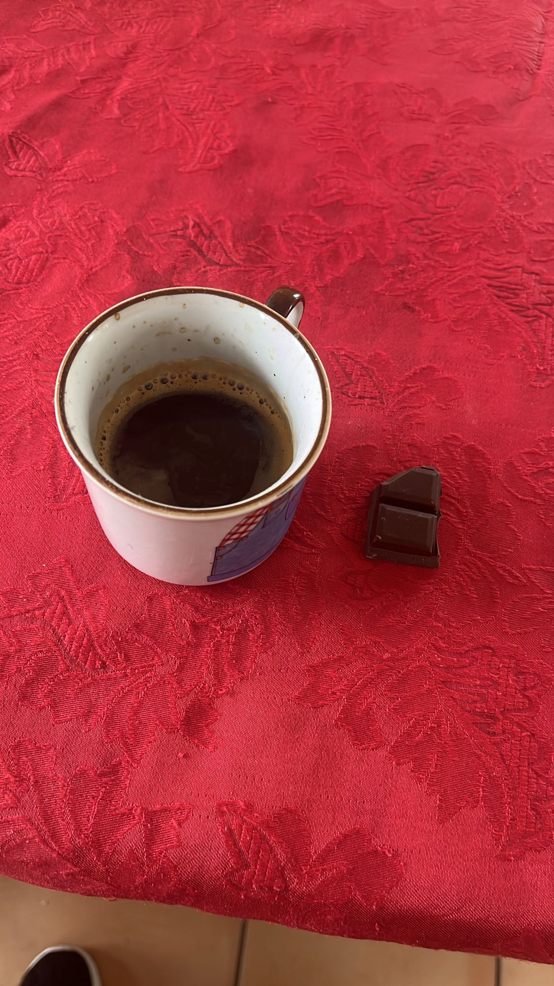 Café et chocolat noir