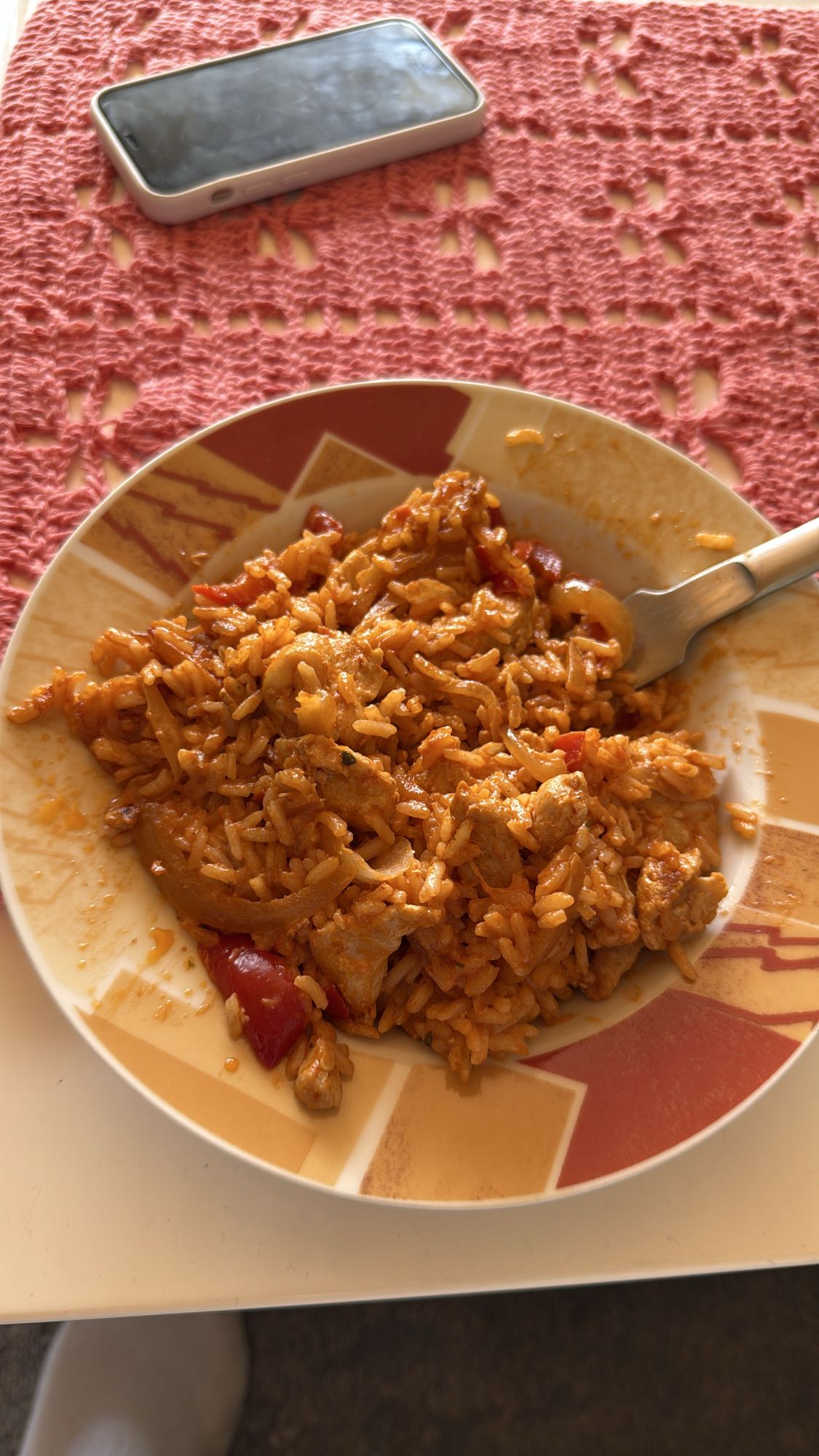 Hähnchenreis mit Paprika