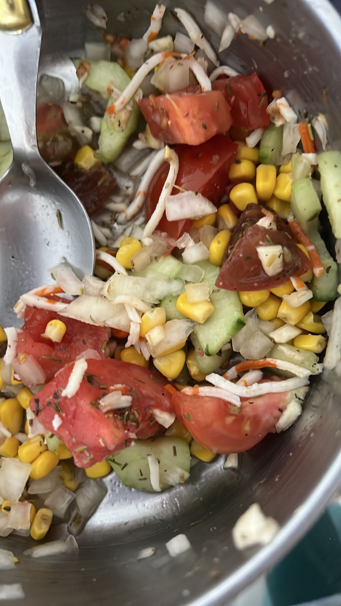 Salade de légumes frais