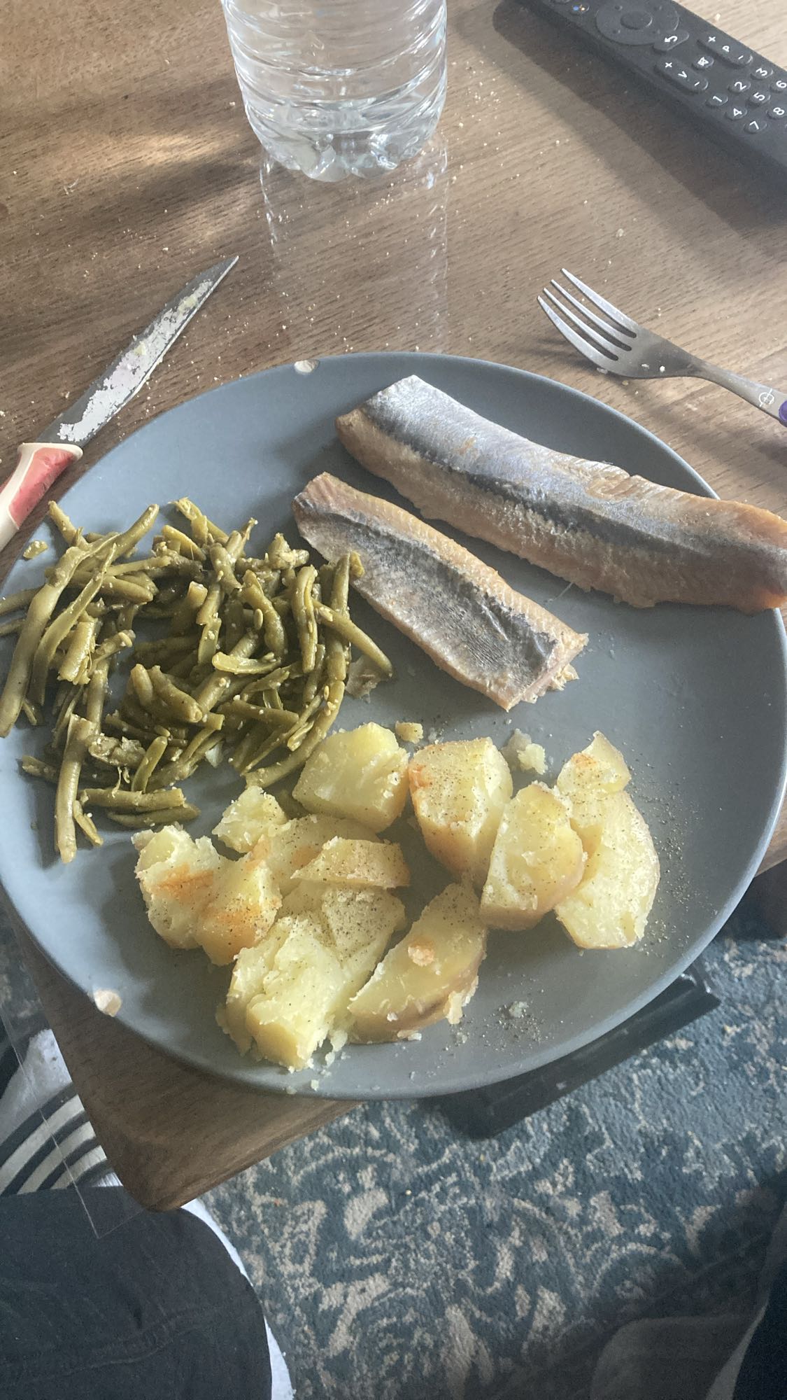 Poisson avec légumes