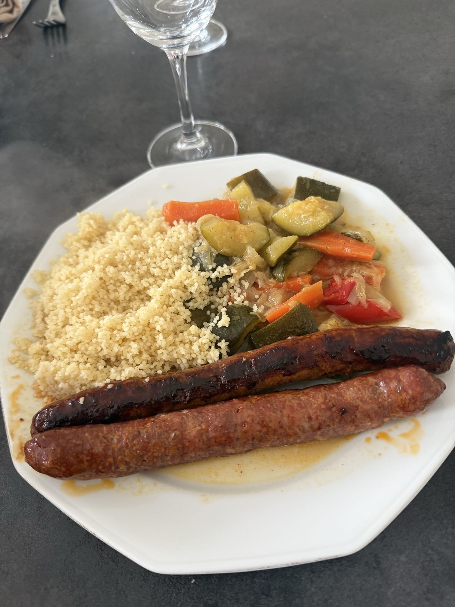 Couscous merguez