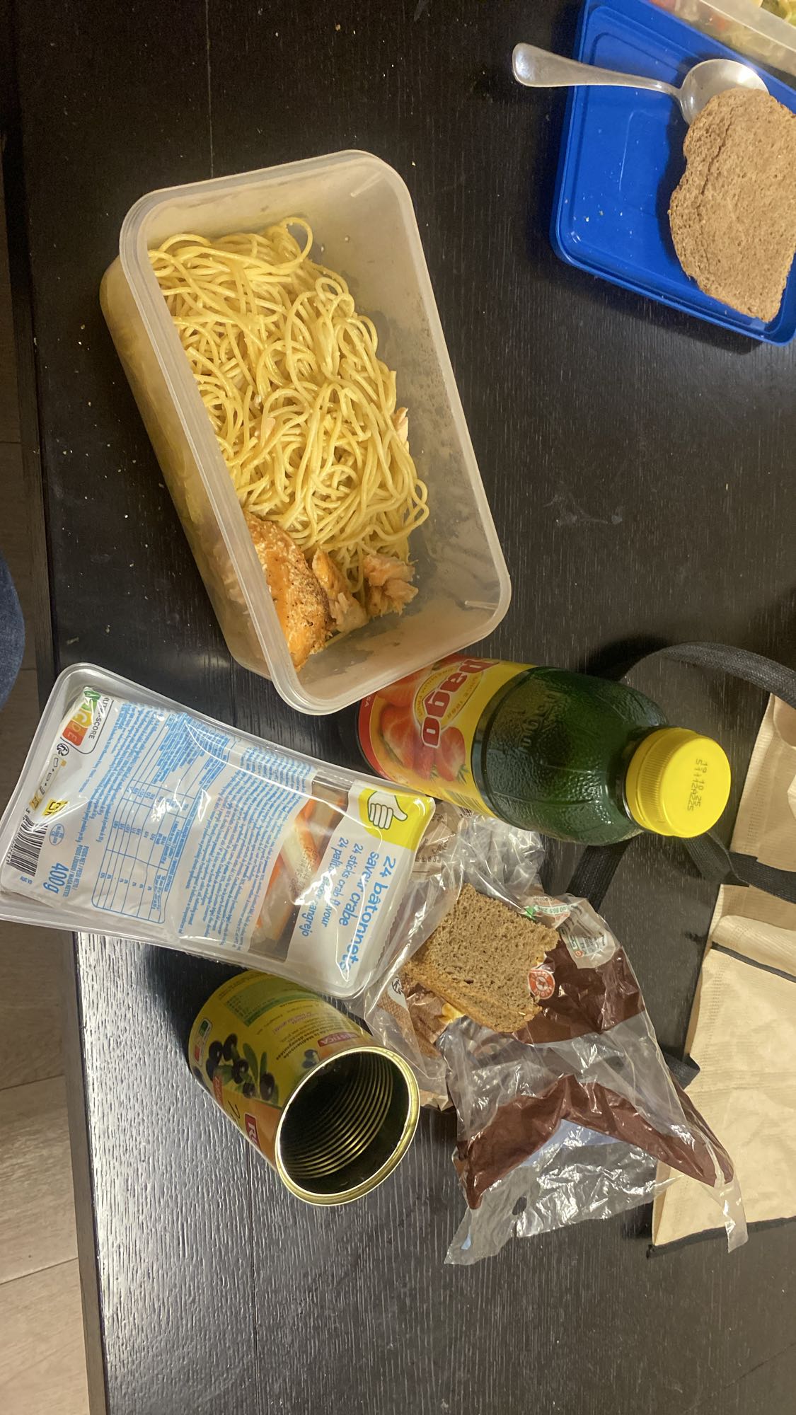 Macarrão com salmão