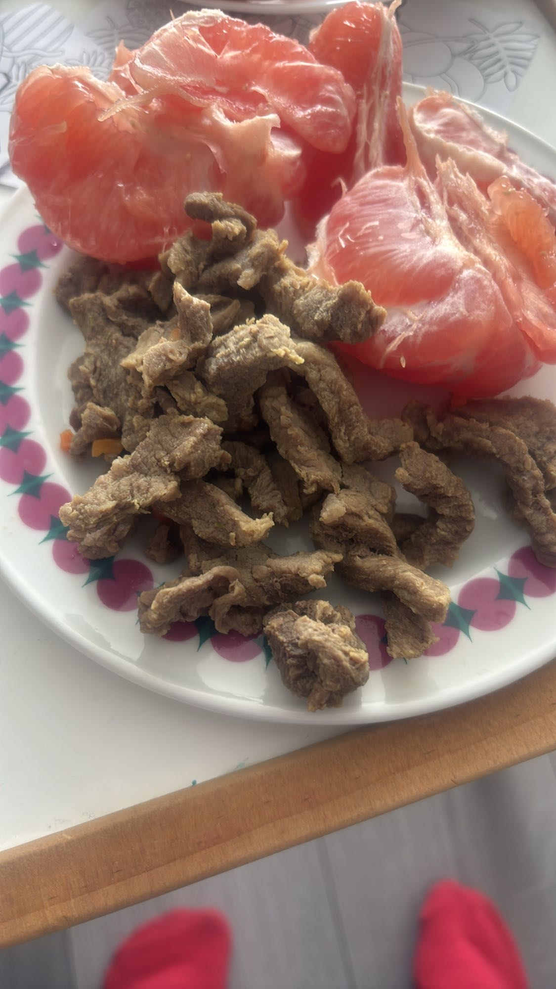 Carne de vită cu grapefruit