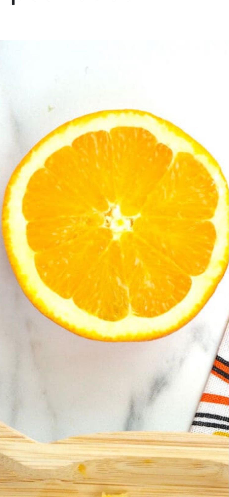 Orange fraîche