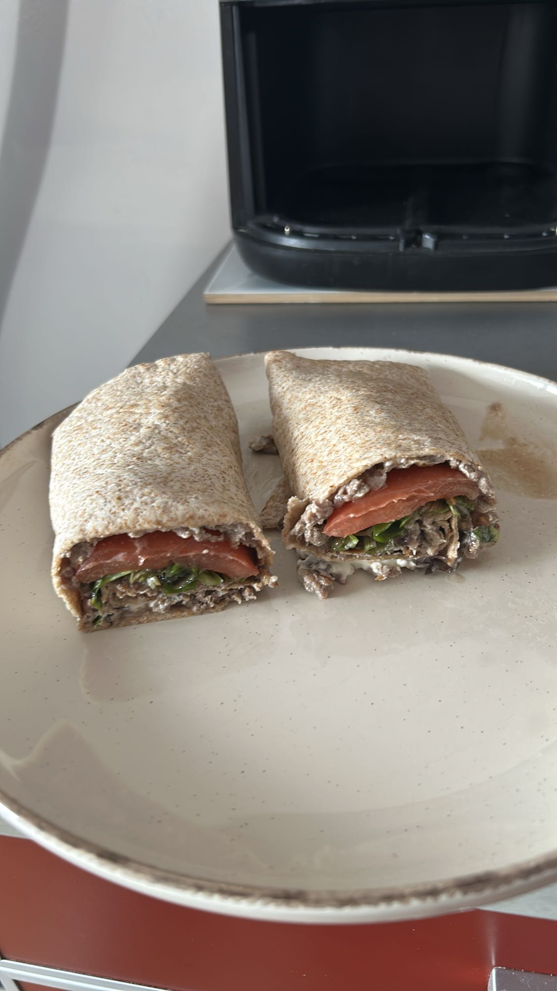 Beef and Veggie Wrap