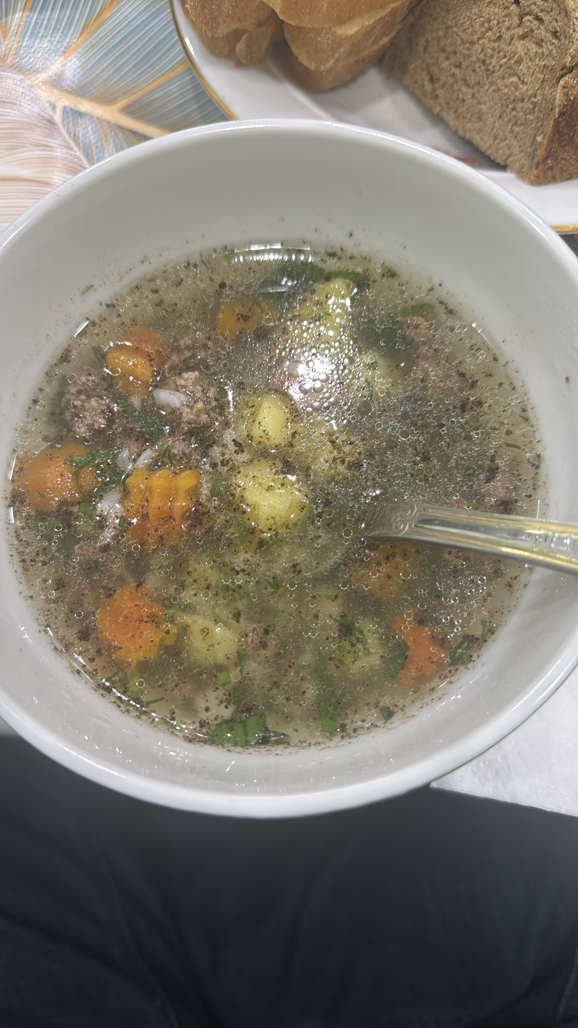 Суп с фрикадельками