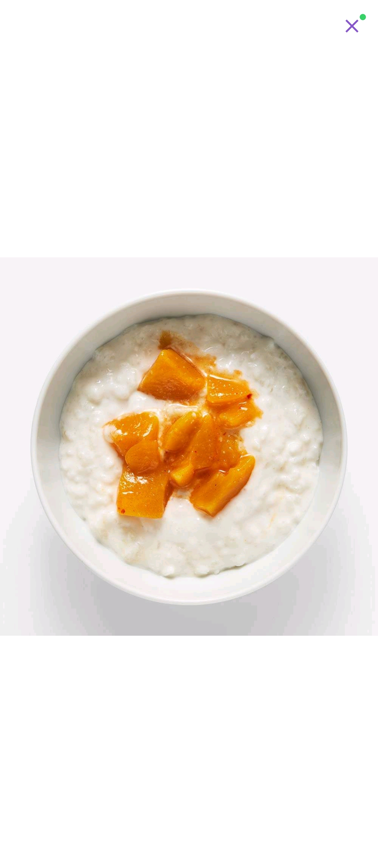 Mango Rice Pudding