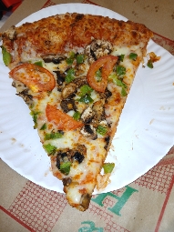 Vegetable Pizza Slice